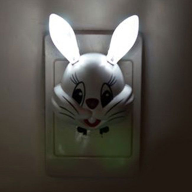 đèn ngủ tự động hình thỏ